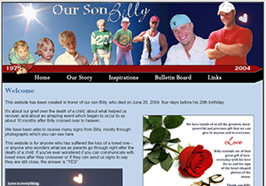 Click here to visit Our Son Billy